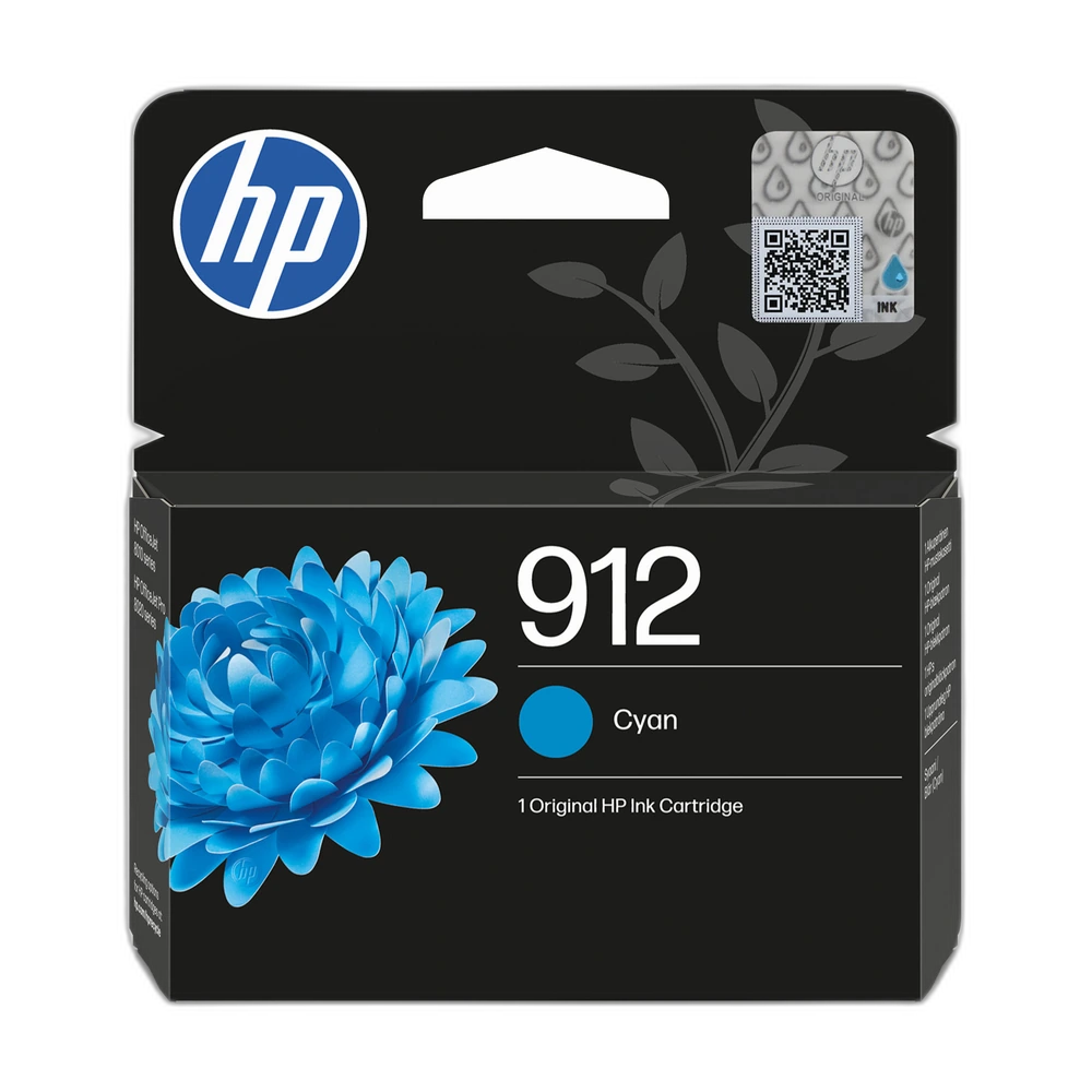 HP 912 Cyan Ink Cartridge - 3YL77AE