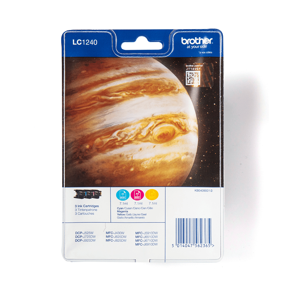 Brother LC1240 Ink Cartridge Multipack - LC1240RBWBP