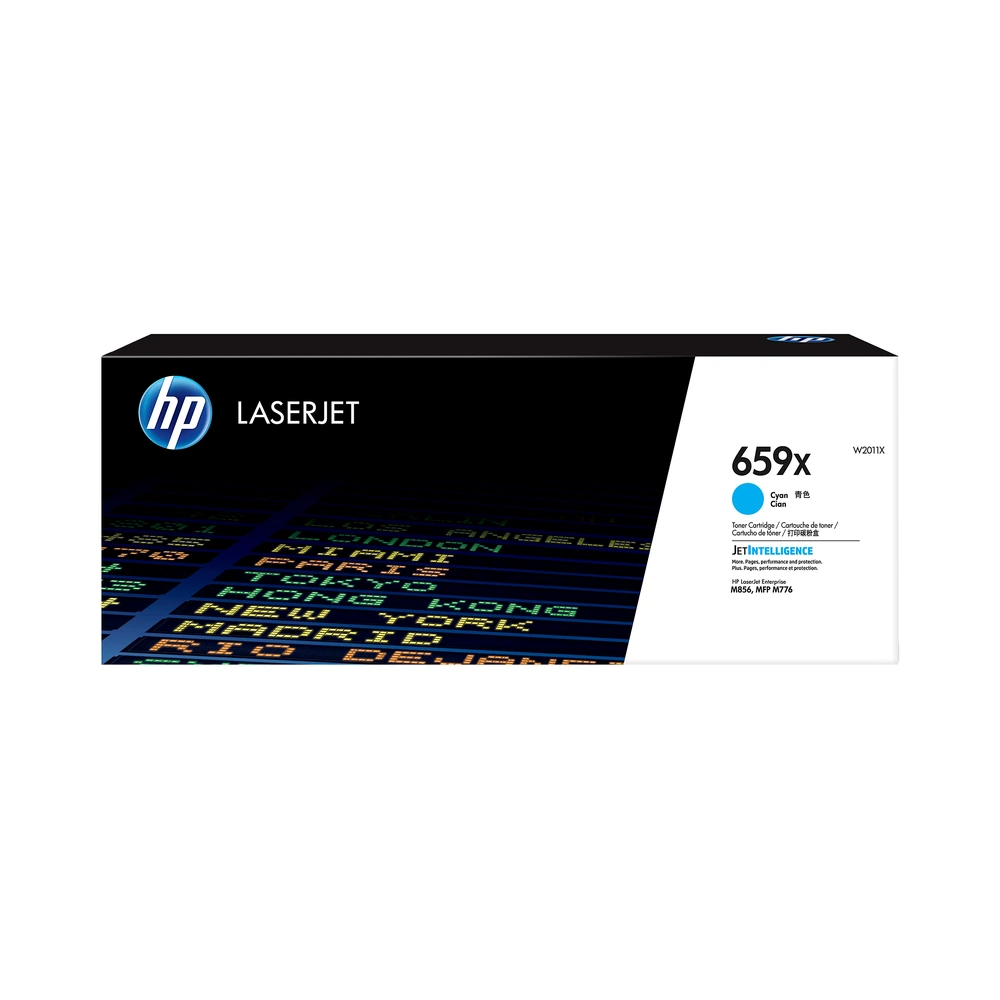 HP 659X Cyan High Yield Toner Cartridge - W2011X