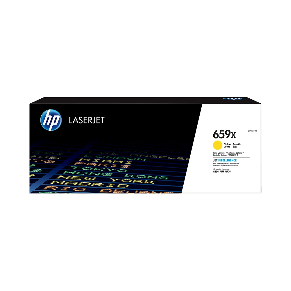 HP 659X Yellow High Yield Toner Cartridge - W2012X