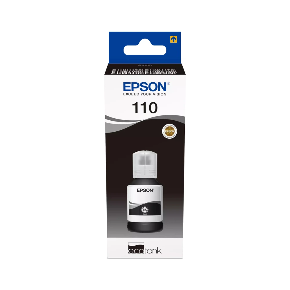 Epson 110 Black Ink Bottle - C13T03P14A