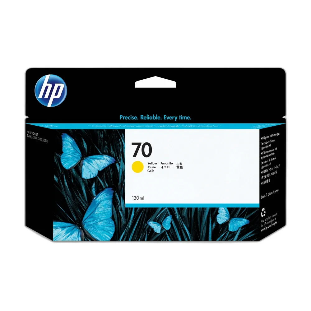 HP 70 Yellow Ink Cartridge - C9454A