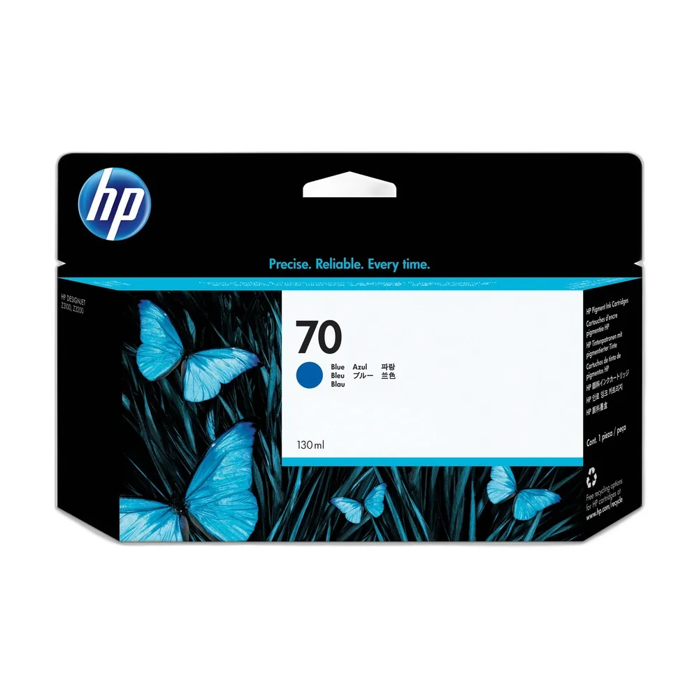 HP 70 Blue Ink Cartridge - C9458A