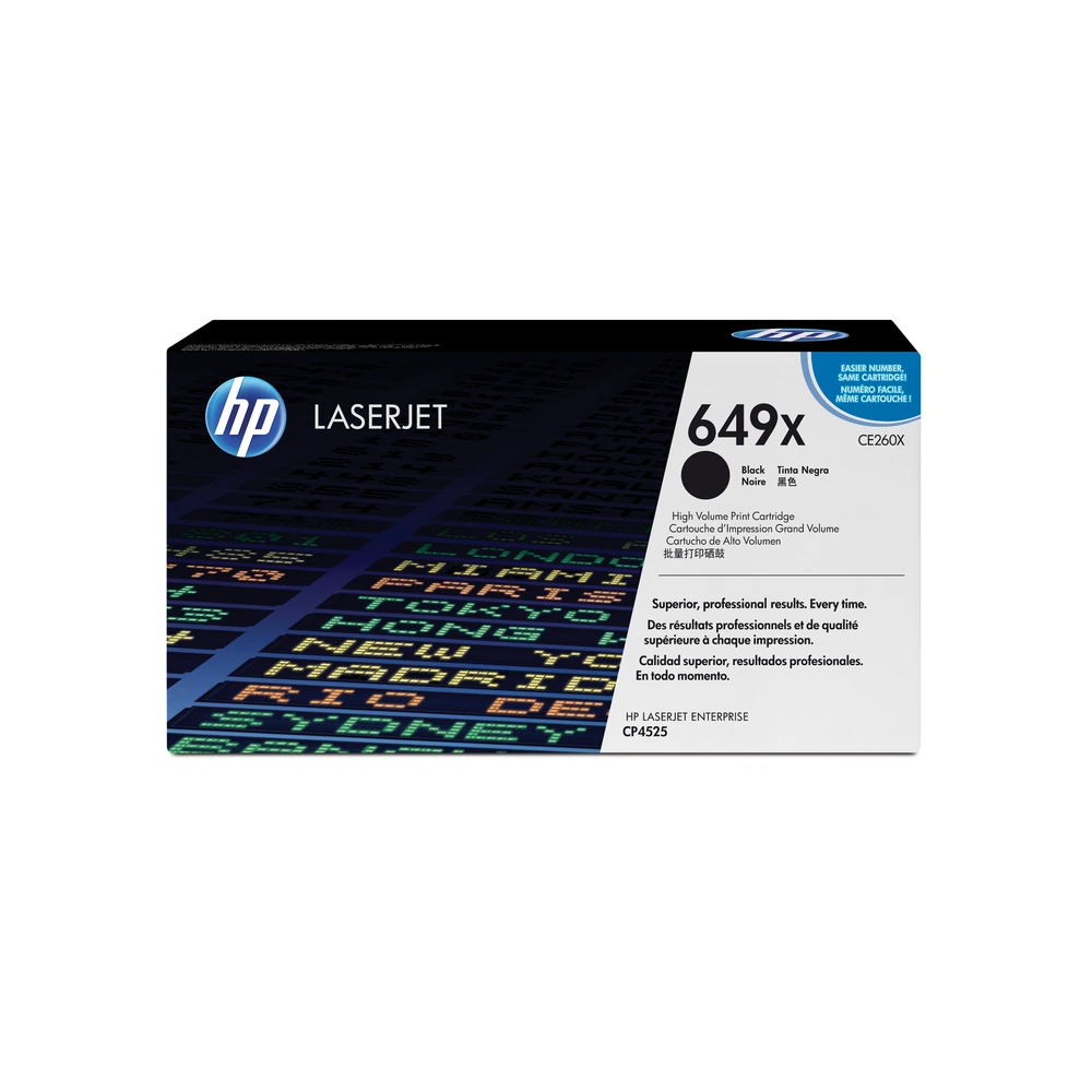 HP 649X Black Toner Cartridge - CE260X