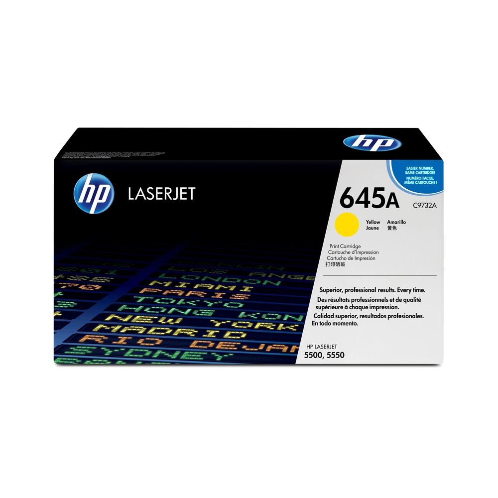 HP 645A Yellow Toner Cartridge - C9732A
