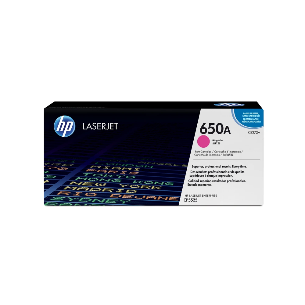HP 650A Magenta Toner Cartridge - CE273A