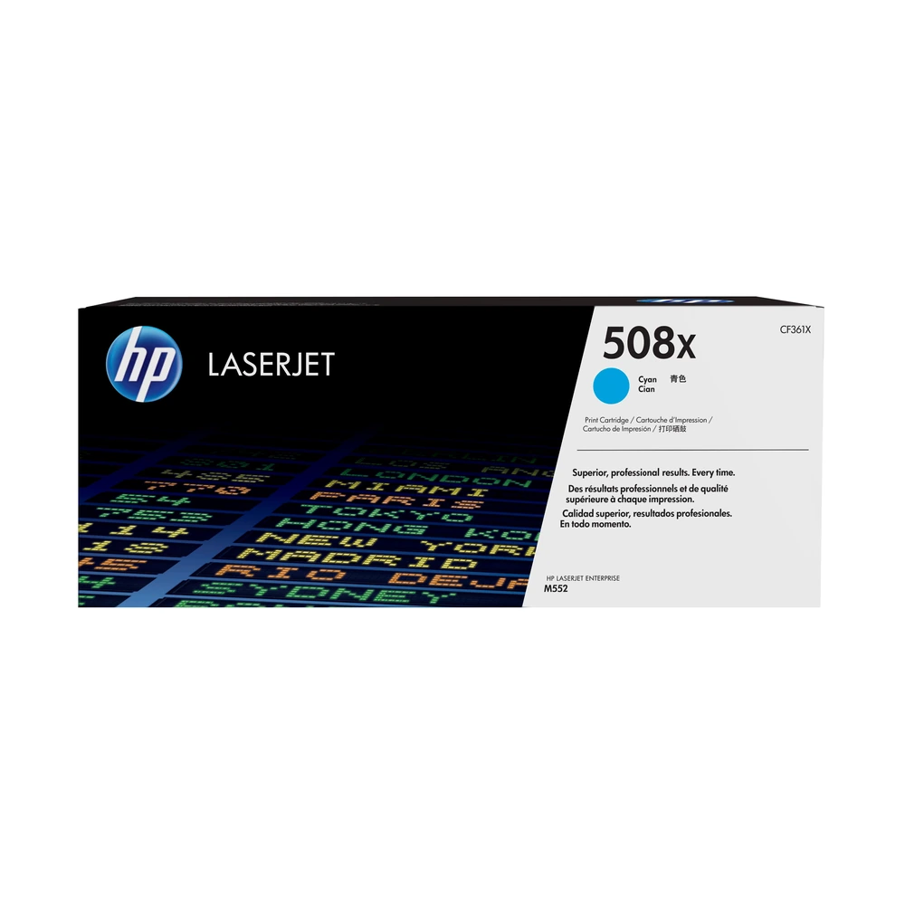 HP 508X Cyan Toner Cartridge - CF361X