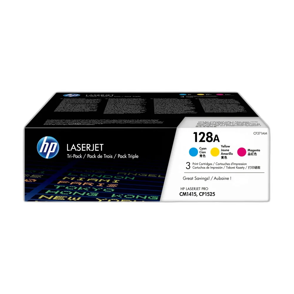HP 128A Tri-Pack - CF371AM
