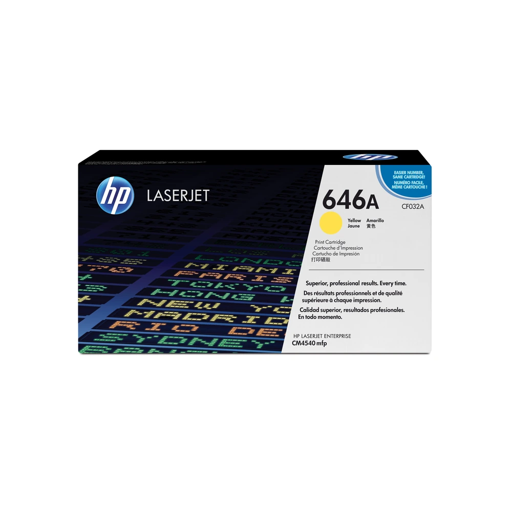 HP 646A Yellow Toner Cartridge - CF032A