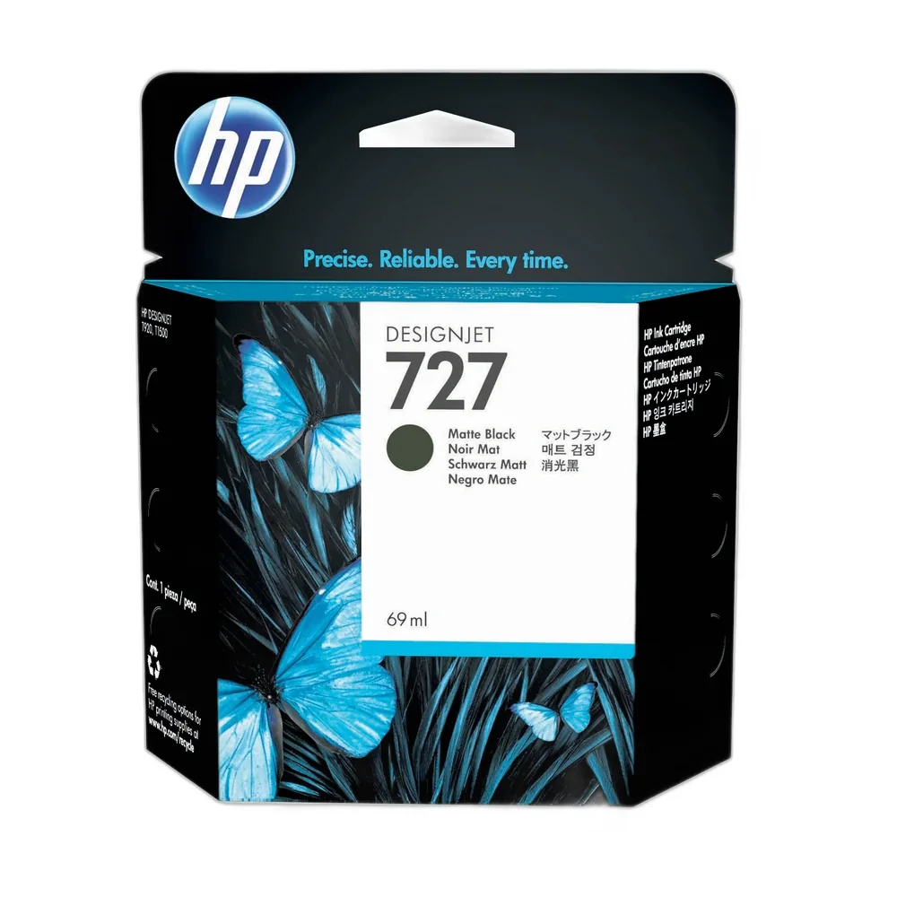 HP 727 Matte Black Ink Cartridge - C1Q11A