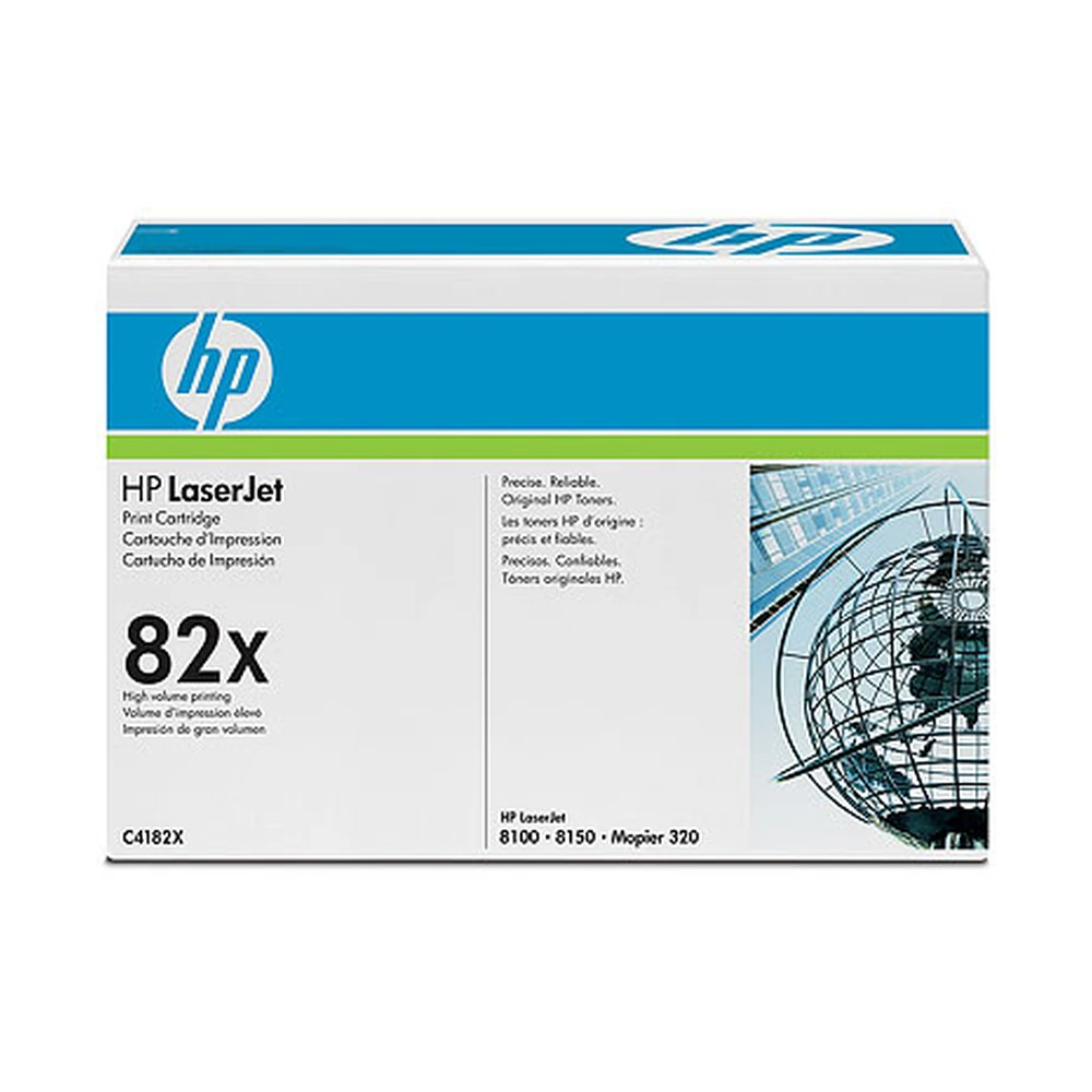 HP 82X Black High Yield Toner Cartridge - C4182X