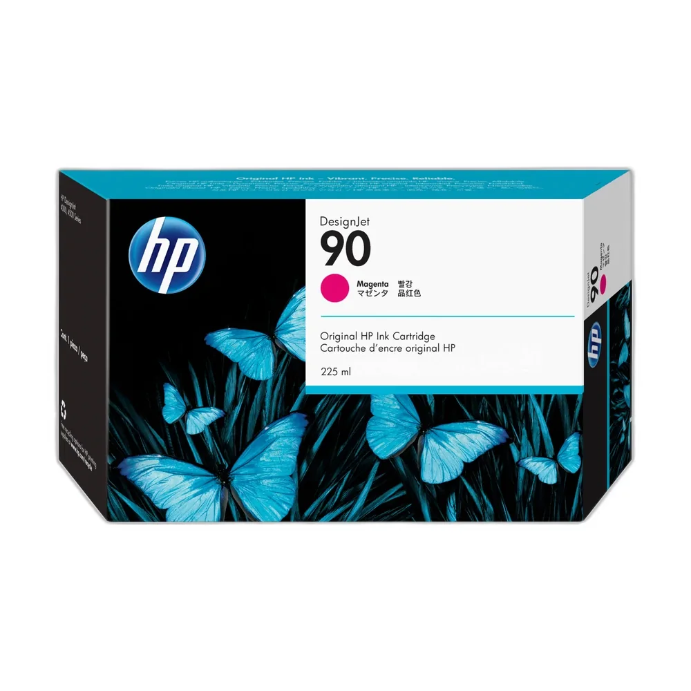 HP 90 Magenta Ink Cartridge 225ml - C5062A