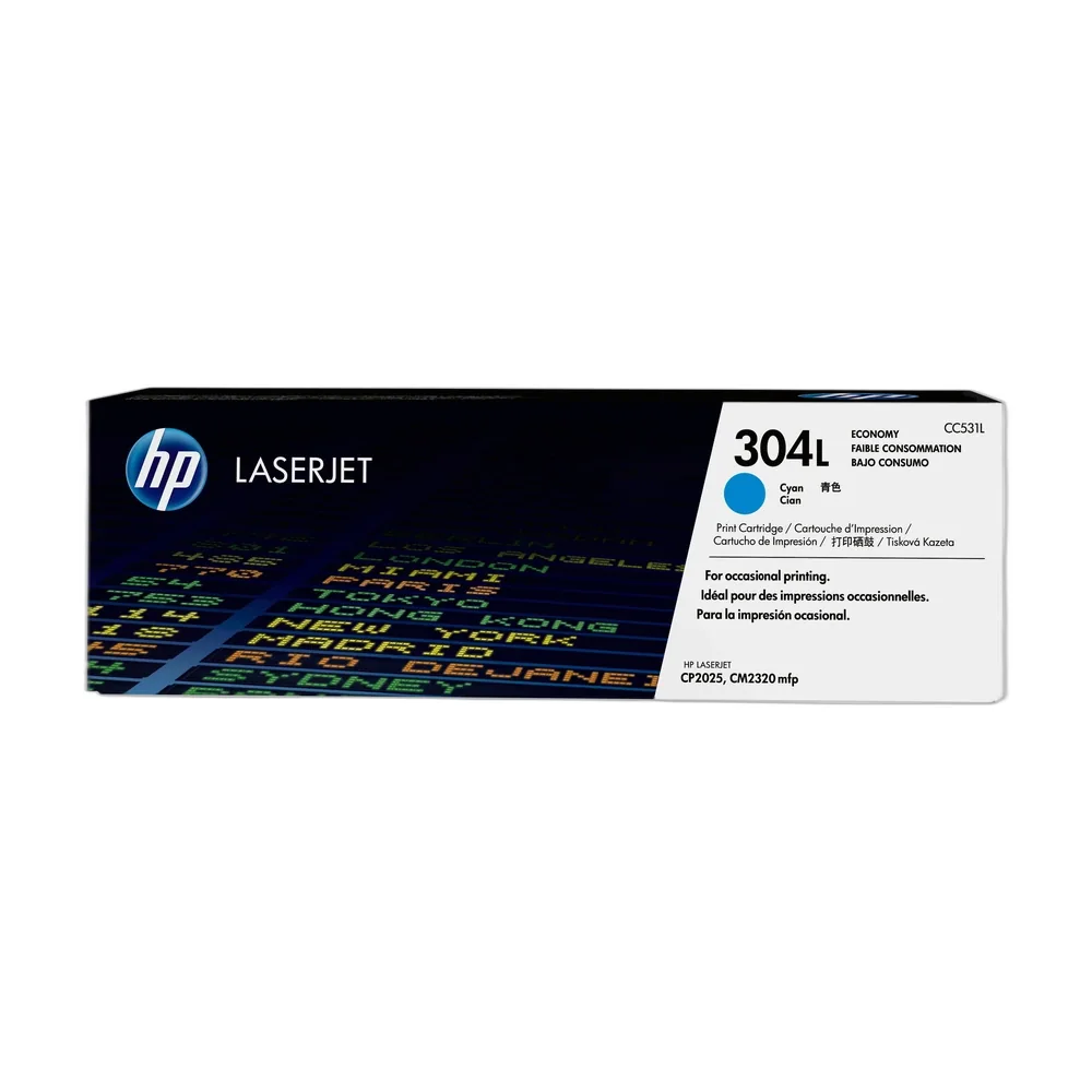 HP 304L Cyan Toner Cartridge - CC531L