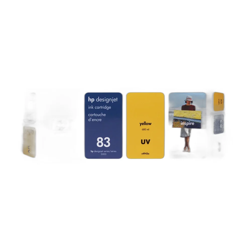 HP 83 Yellow Ink Cartridge 680ml - C4943A