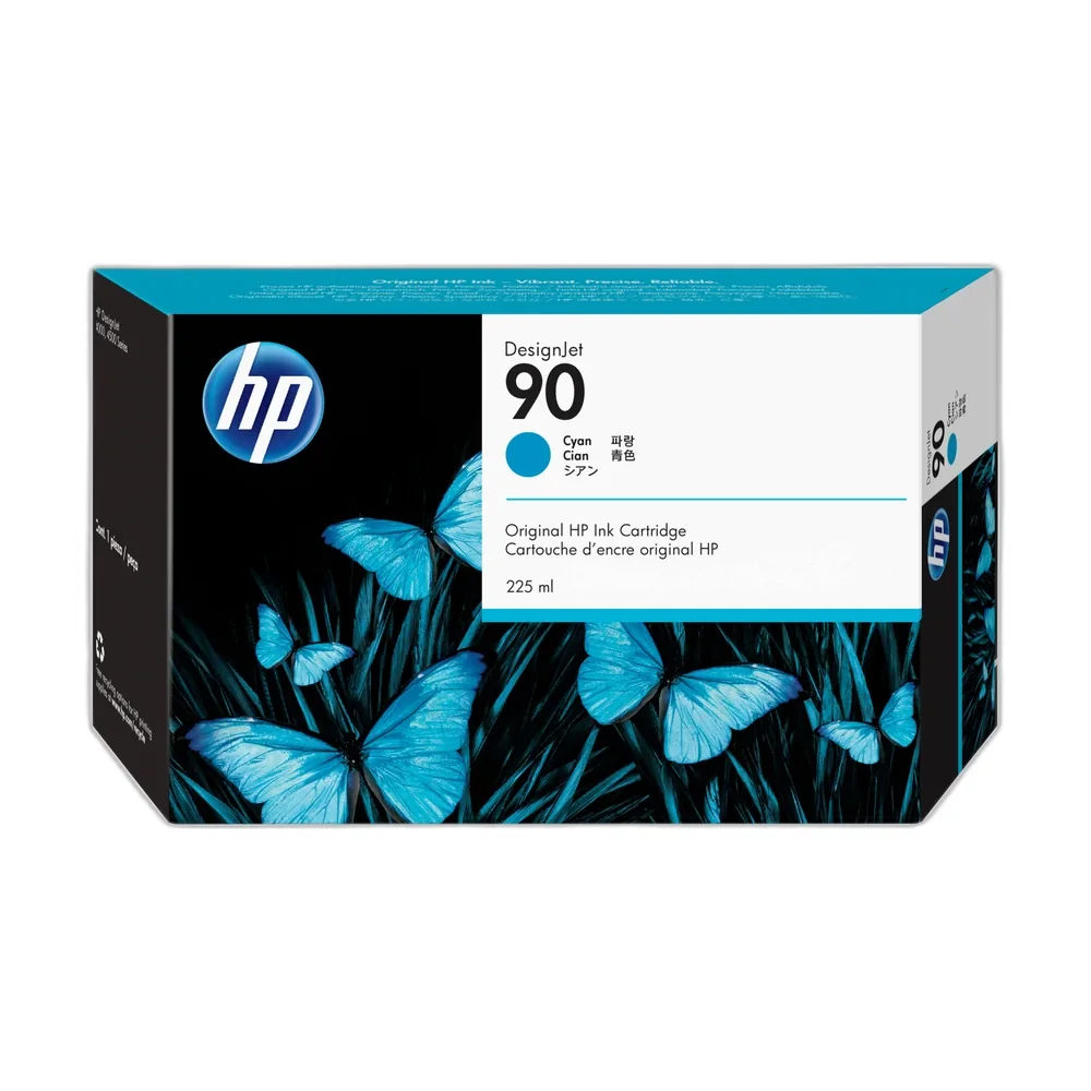 HP 90 Cyan Ink Cartridge 225ml - C5060A