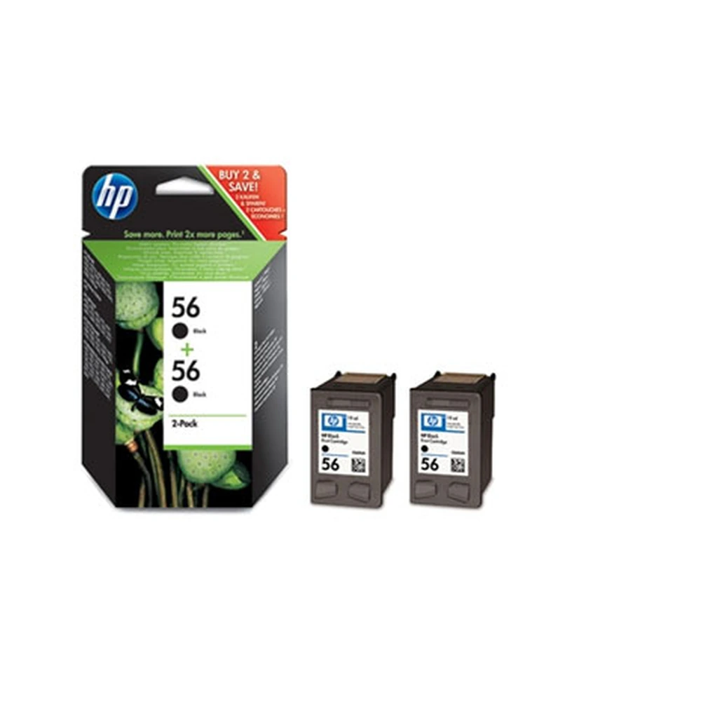 HP 56 Photo Black Twin Pack - C9502AE