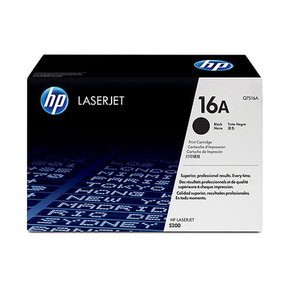 HP 16A Black Toner Cartridge - Q7516A