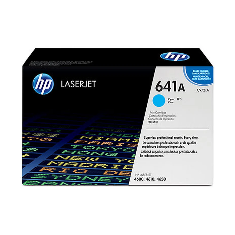 HP 641A Cyan Toner Cartridge - C9721A