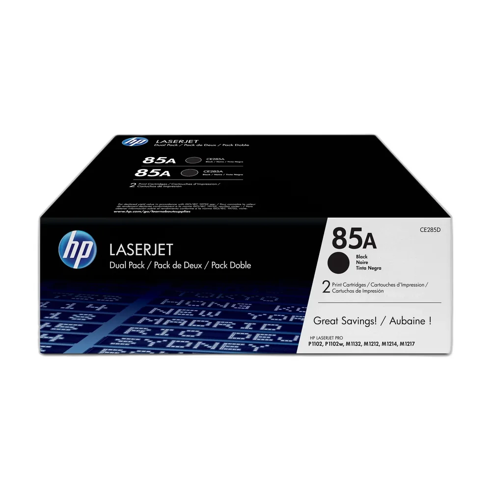 HP 85A Black Twin Pack - CE285AD