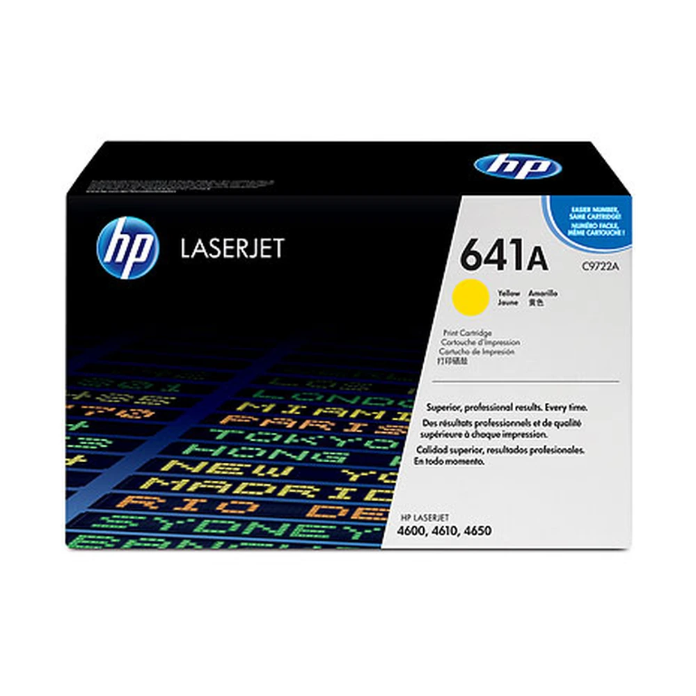 HP 641A Yellow Toner Cartridge - C9722A