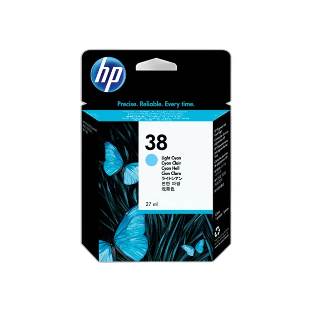 HP 38 Light Cyan Ink Cartridge - C9418A