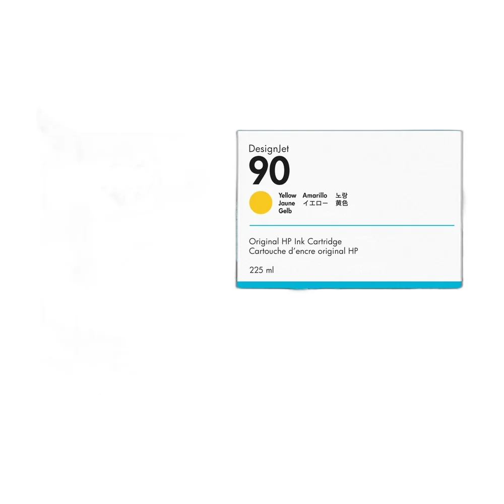 HP 90 Yellow Ink Cartridge 225ml - C5064A