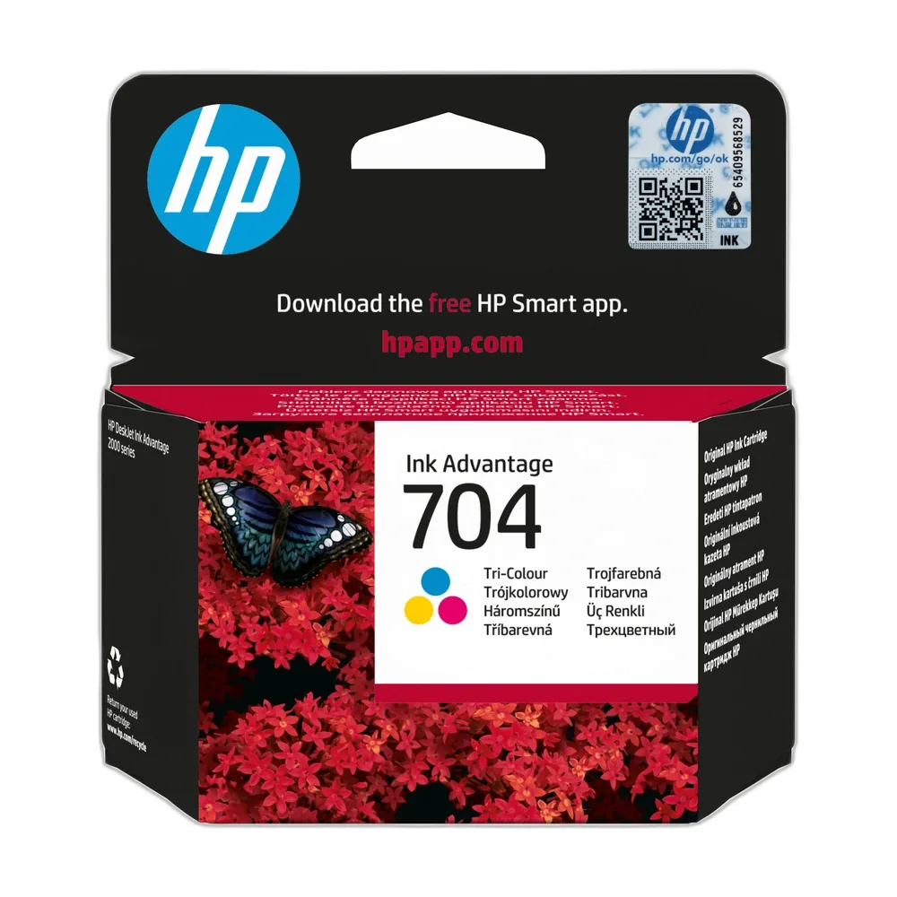 HP 704 Tri-Colour Ink Cartridge - CN693AE