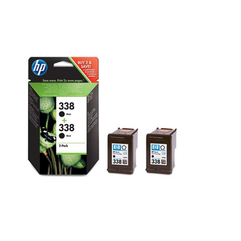 HP 338 Black High Capacity Twin Pack - CB331EE
