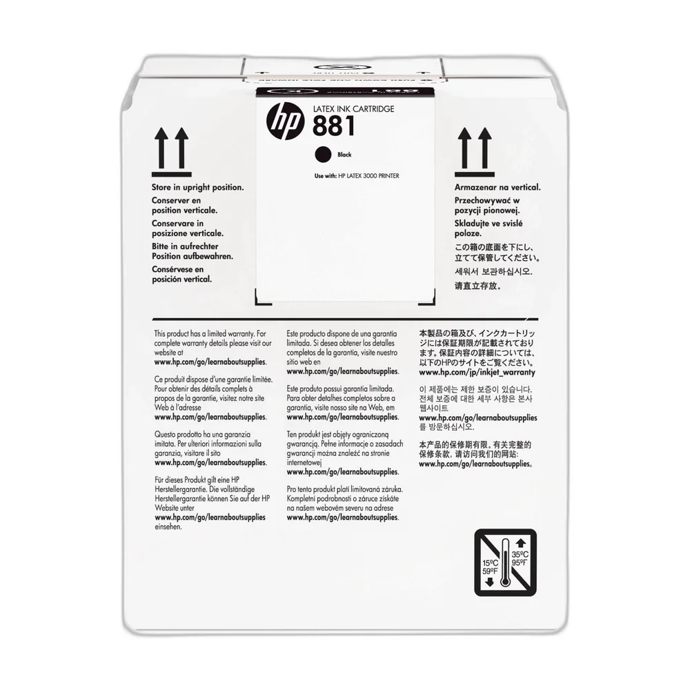 HP 881 Black Ink Cartridge - CR334A