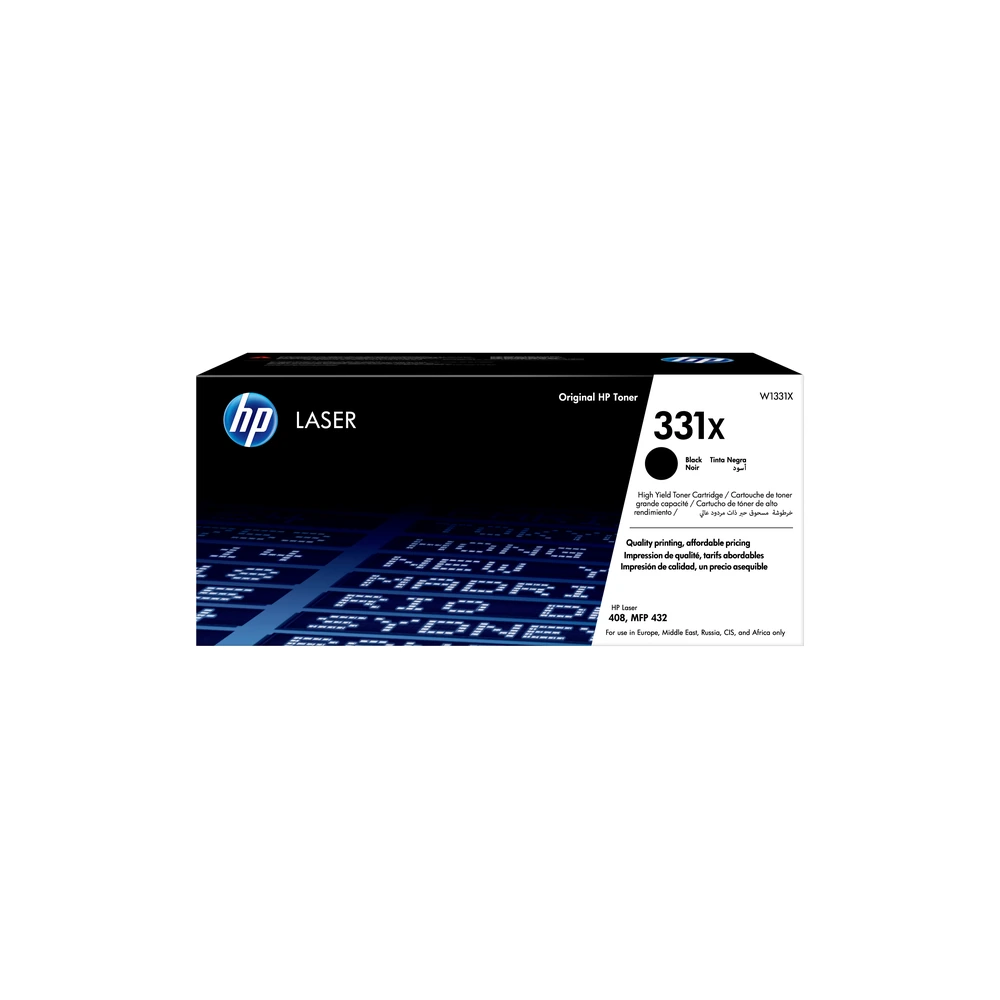HP 331X Black High Yield Toner Cartridge - W1331X