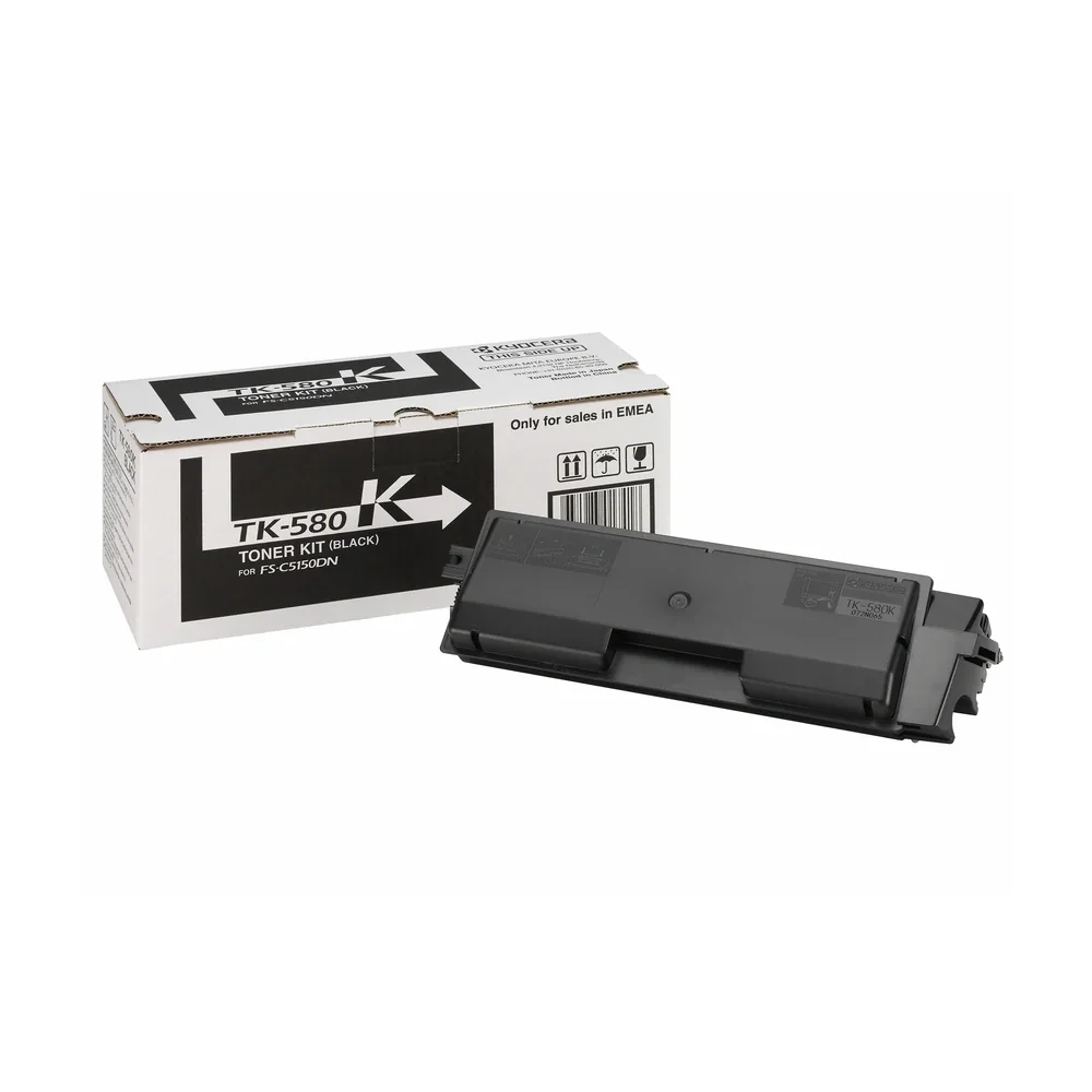 KYOCERA TK-580 Black Toner Cartridge - 1T02KT0NL0