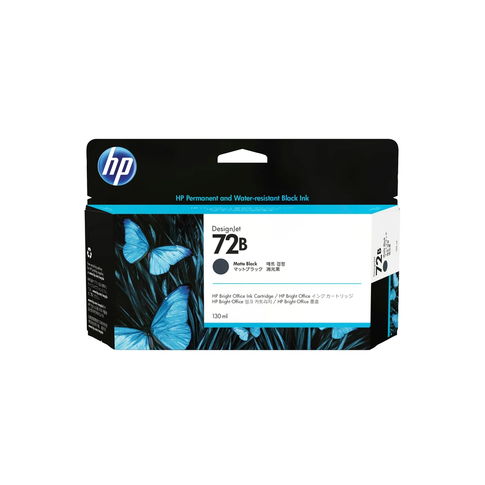 HP 72B Matte Black Ink Cartridge - 3WX06A