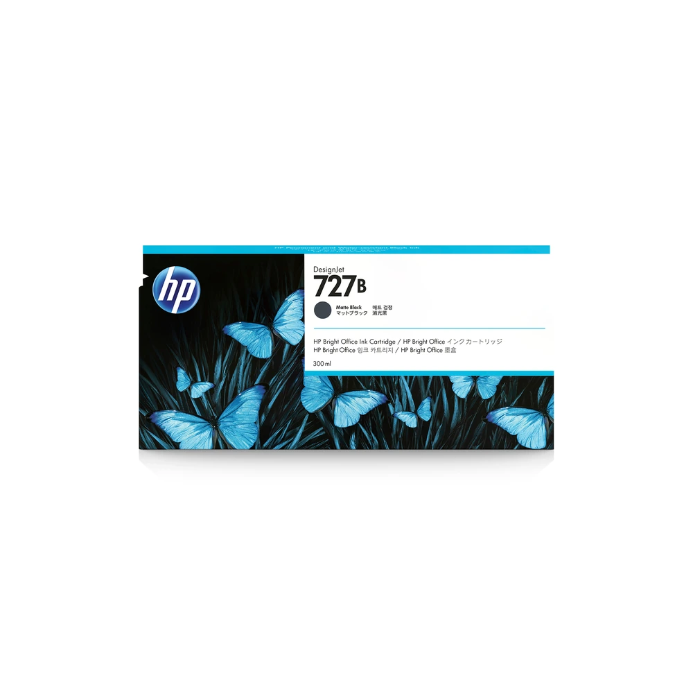 HP 727B Matte Black Ink Cartridge - 3WX19A