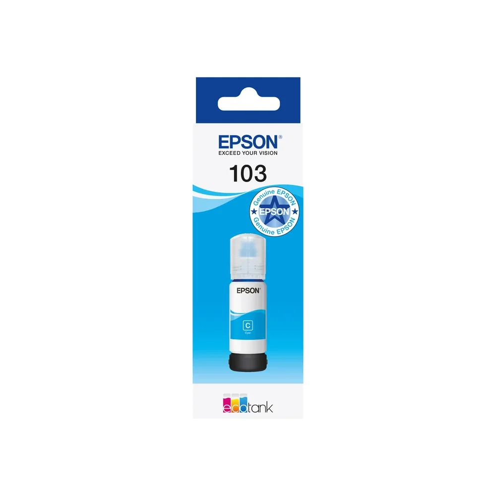 Epson 103 Cyan Ink Bottle - C13T00S24A10