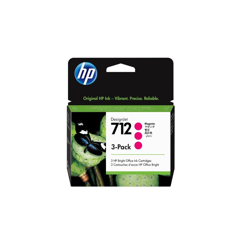 HP 712 Magenta Tri-Pack - 3ED78A