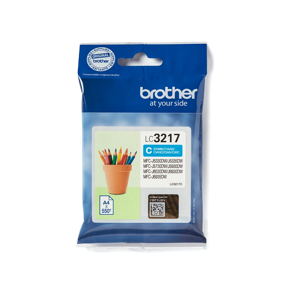 Brother LC3217 Cyan Ink Cartridge - D00MTH001