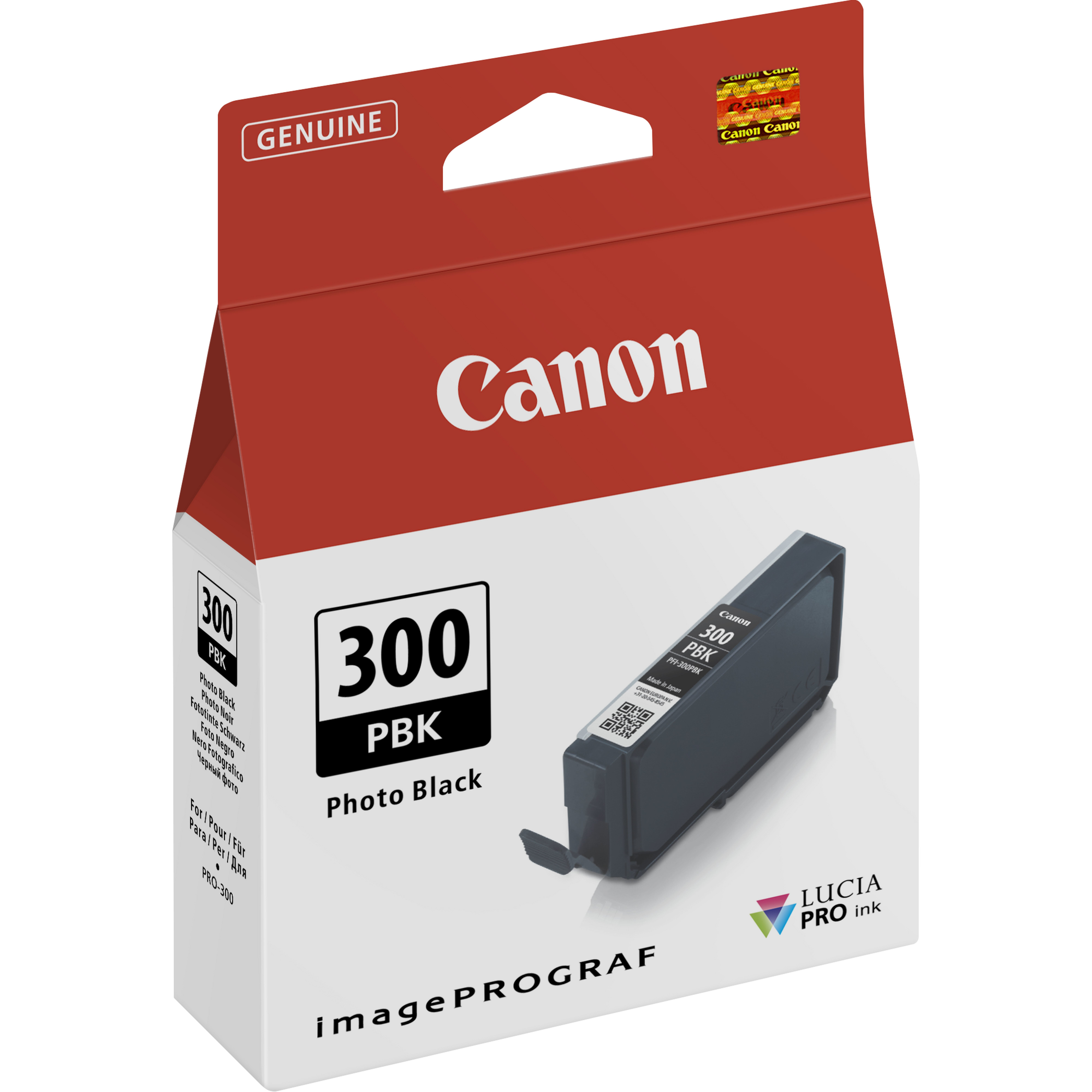 Canon PFI-300P Photo Black Ink Cartridge - 4193C001