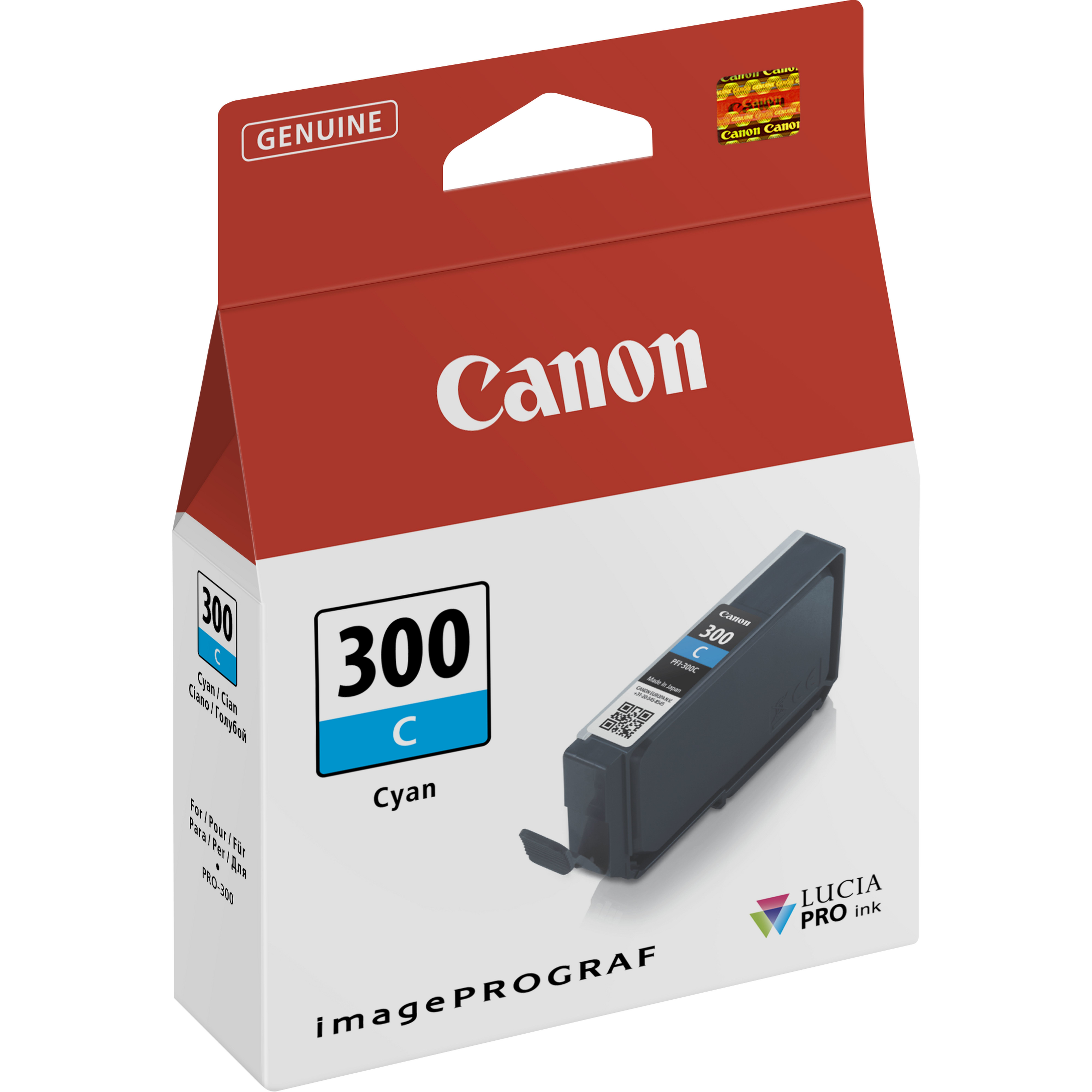 Canon PFI-300 Cyan Ink Cartridge - 4194C001