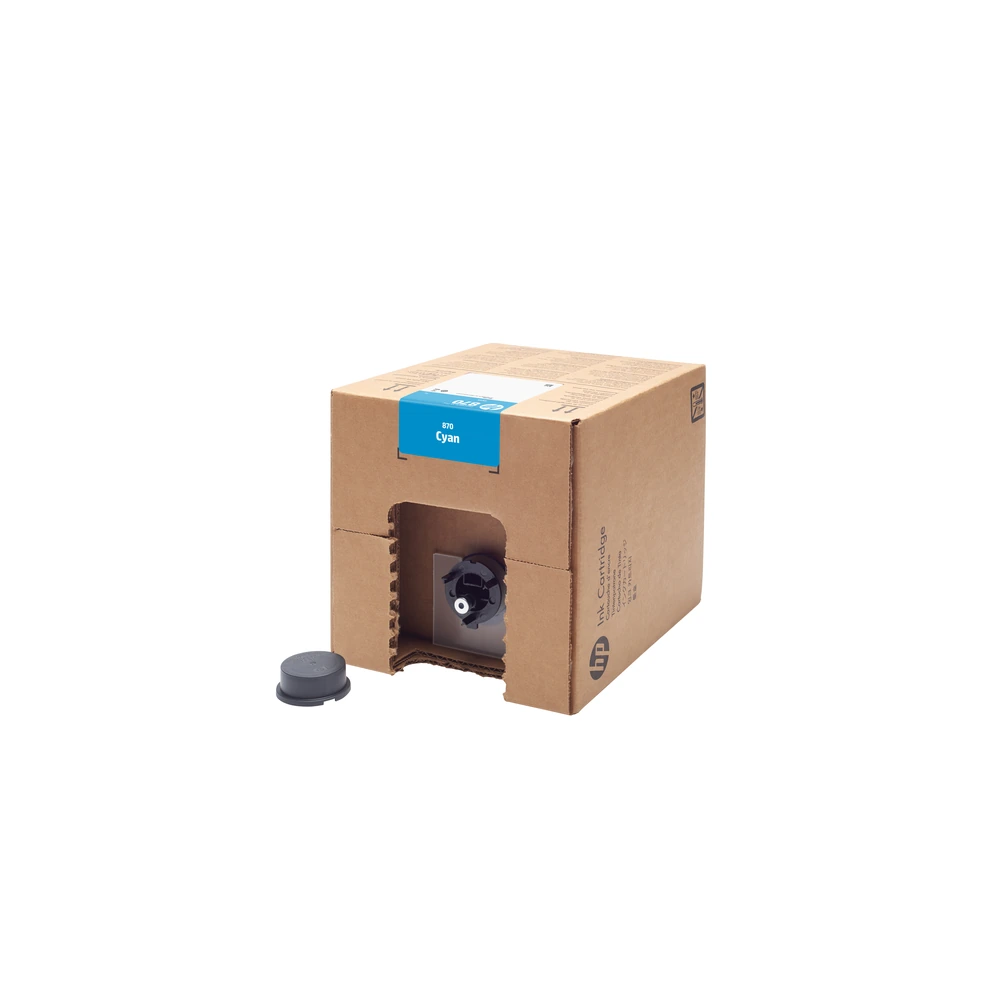 HP 870 Cyan Ink Cartridge - 1XA93A