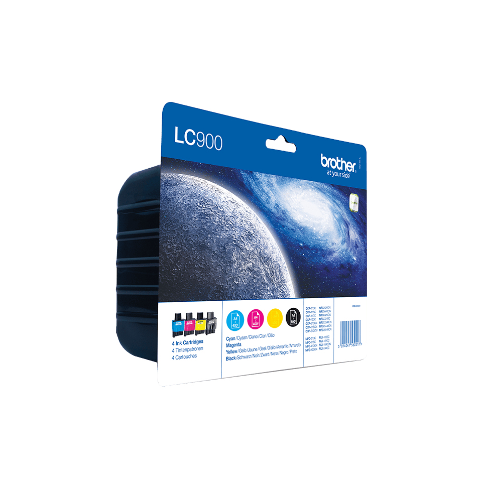 Brother LC900 Ink Cartridge Multipack - LC900VALBP