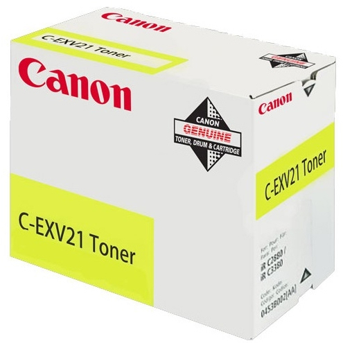 Canon EXV21 Yellow Toner Cartridge - 0455B002
