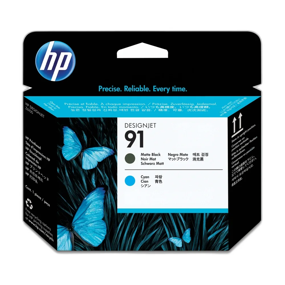 HP 91 Black, Cyan Printhead - C9460A