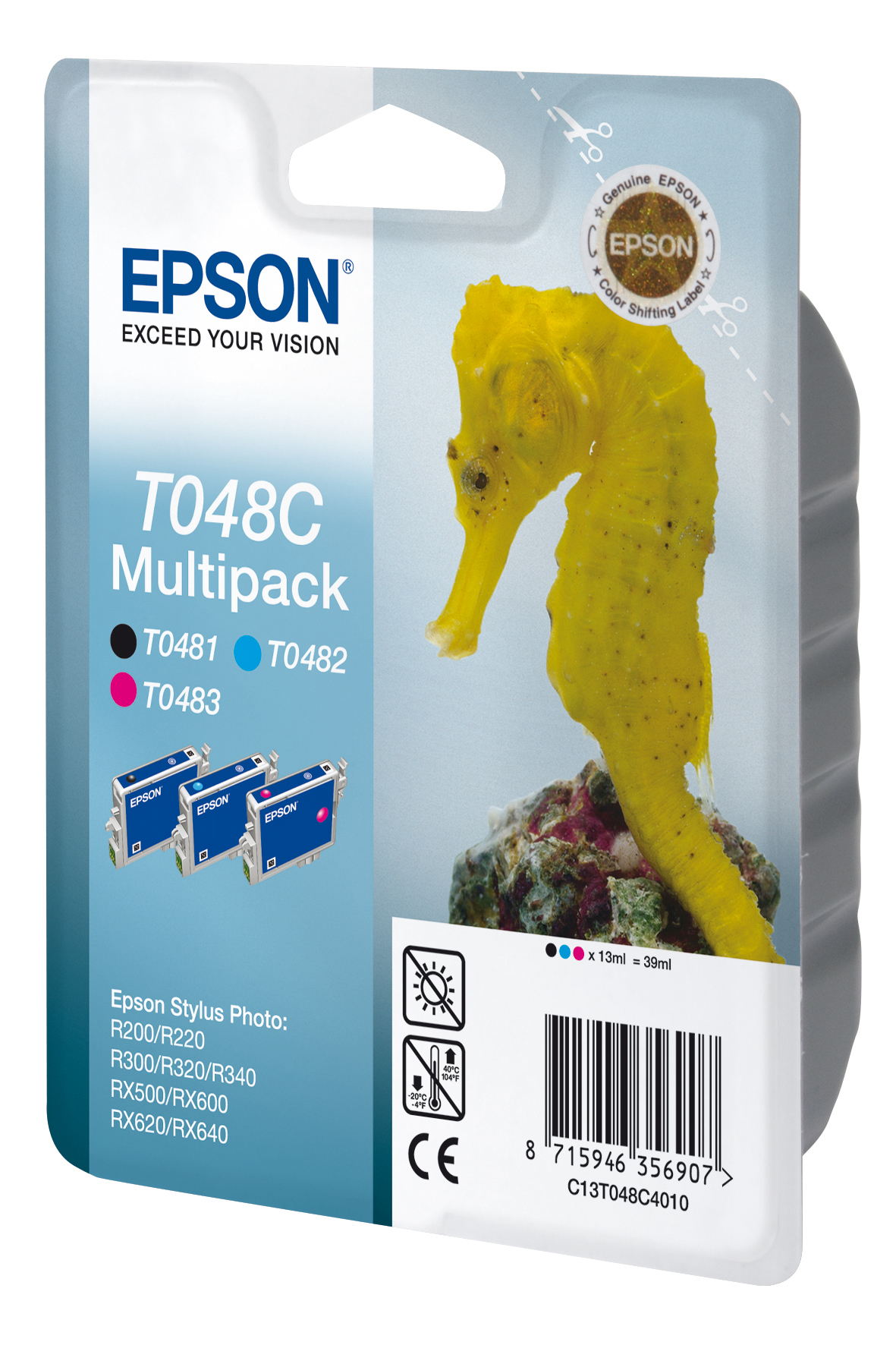 Epson T048C Ink Cartridge Multipack - C13T048C4010