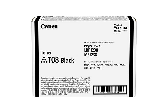 Canon T08 Black Toner Cartridge - 3010C006