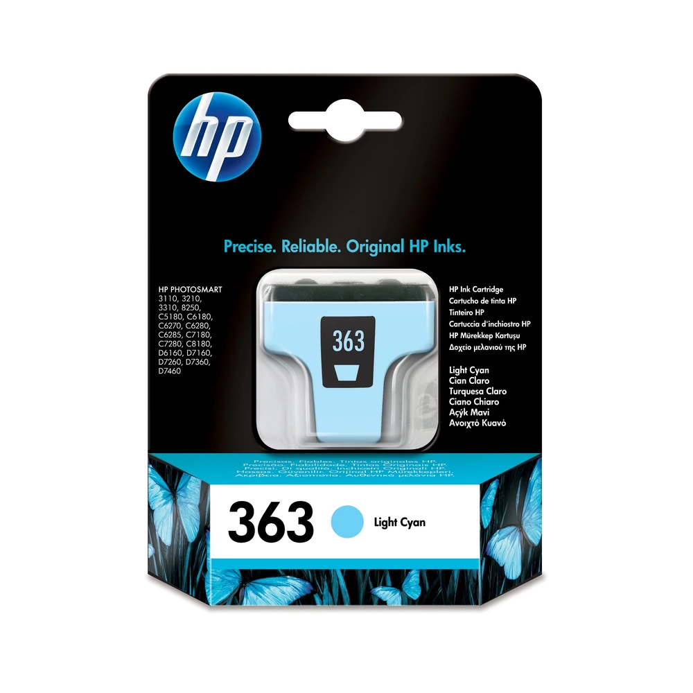HP 363 Light Cyan Ink Cartridge - C8774EE