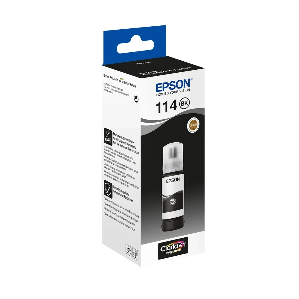 Epson 114 Black Ink Bottle - C13T07A140