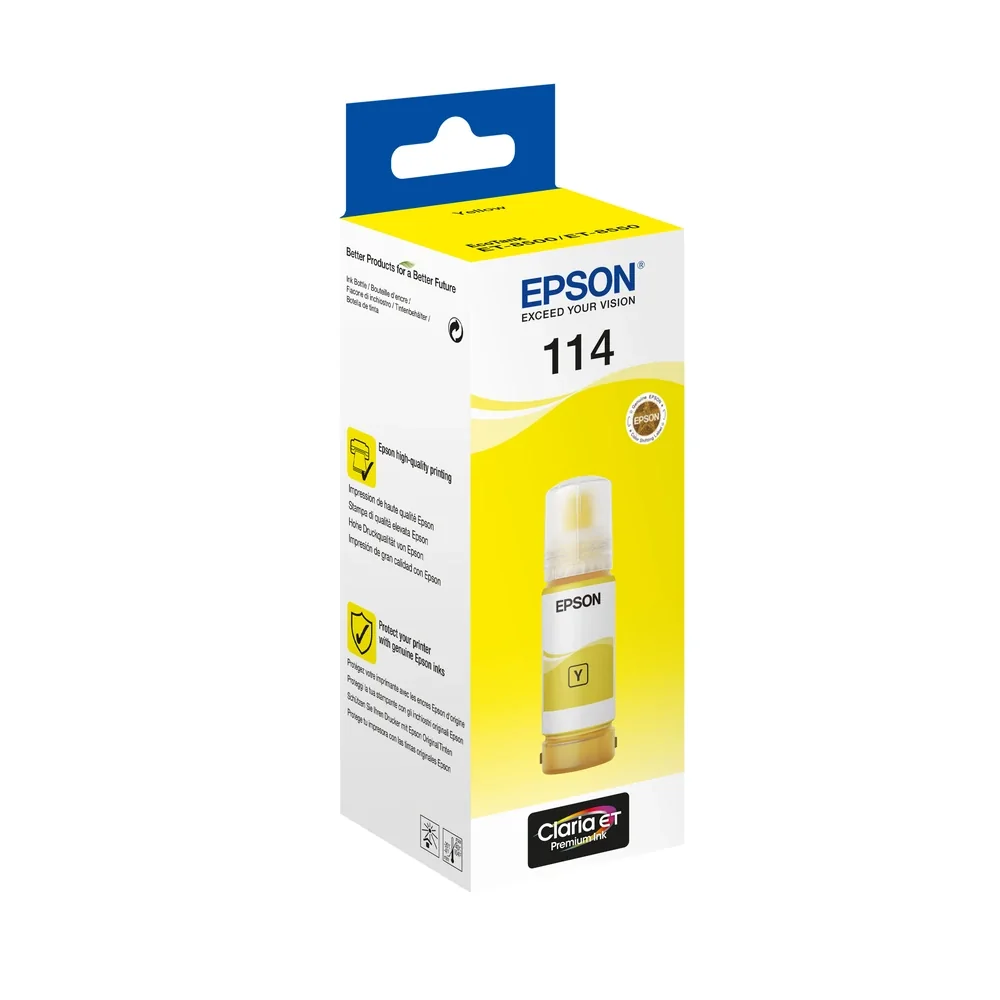 Epson 114 Yellow Ink Bottle - C13T07B440