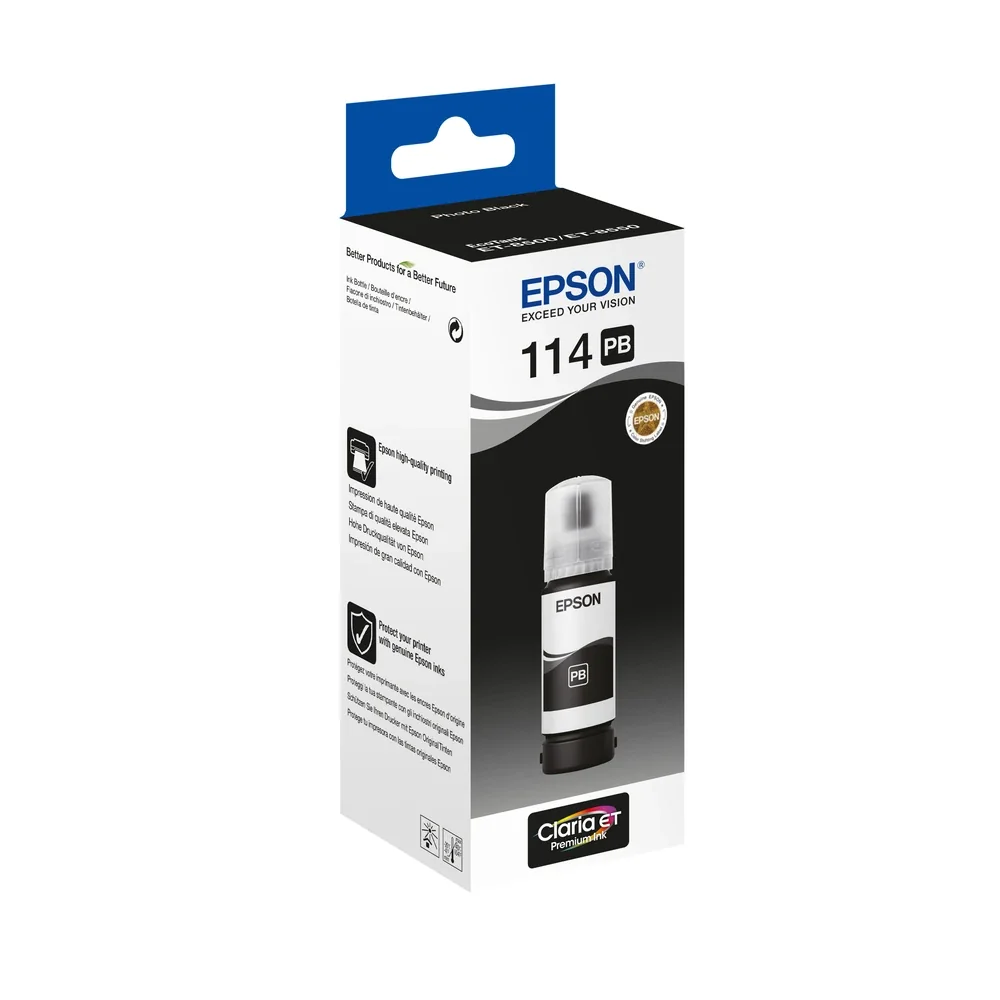 Epson 114 Photo Black Ink Bottle - C13T07B140
