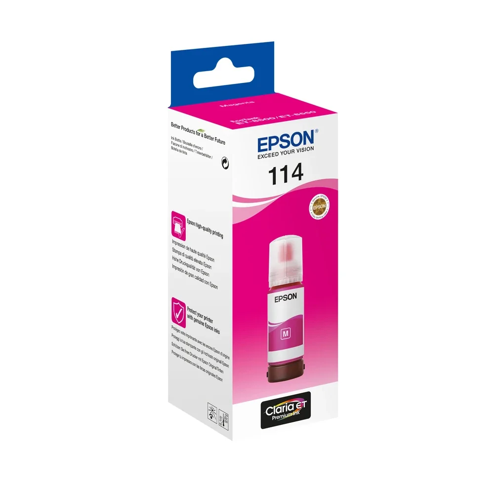 Epson 114 Magenta Ink Bottle - C13T07B340