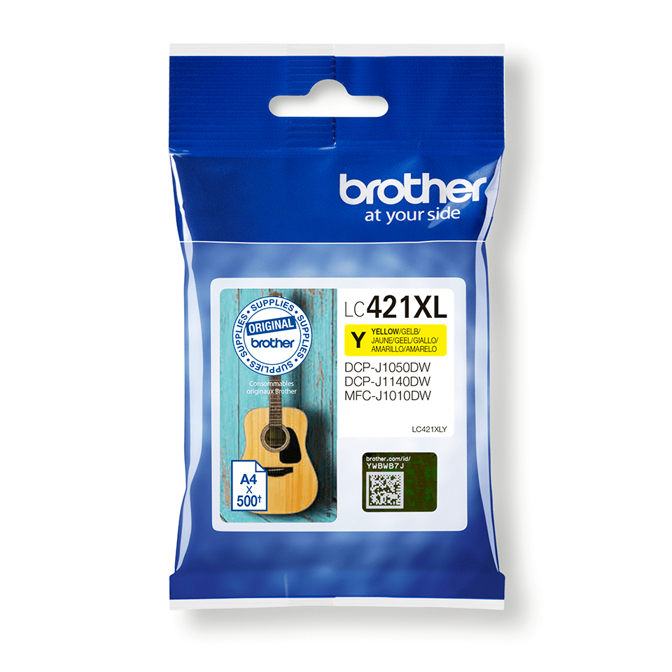 Brother LC421XL Yellow Ink Cartridge